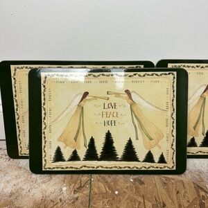 Jason Angel Placemats | Angel Themed Decorative Placemats | Christmas | Vintage